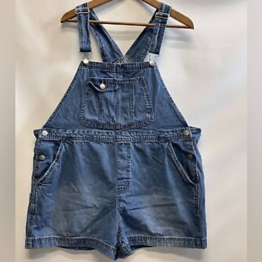 No Boundaries Junior Jeans Shorts Overall Size L (11-13)